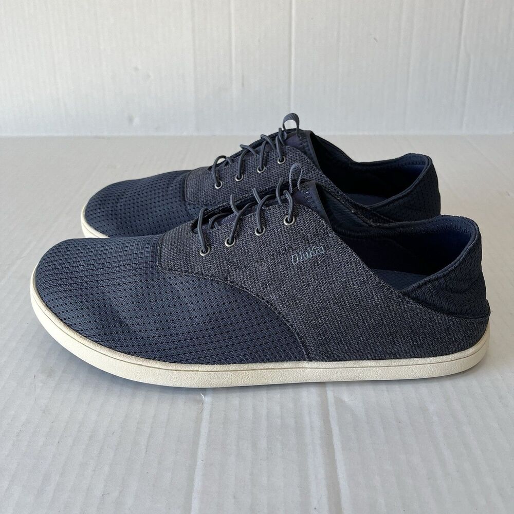 OluKai Nohea Moku Boat Shoes Mens Sz 11 Slip On Breathable Mesh Barefoot Comfort - Picture 4 of 16